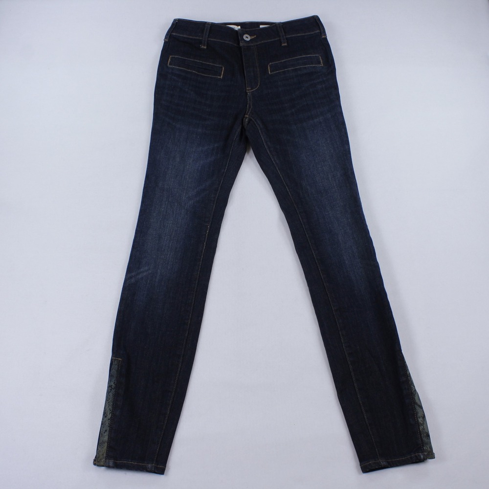 Anthropologie Pilcro and the Letterpress High Rise Skinny Jeans Blue Size 26